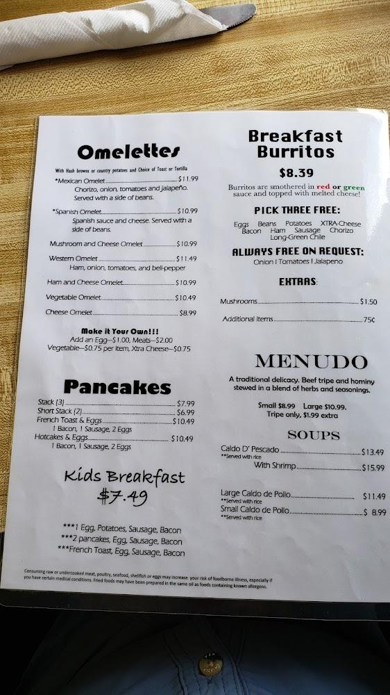 La Escondida Cafe Menu image 3