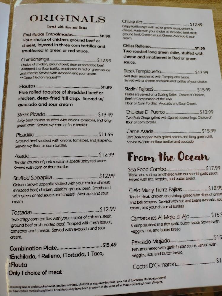 La Escondida Cafe Menu image 4